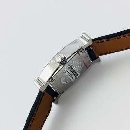 Hermes Hr Factory Fine Steel Case Square Dial Watch Black