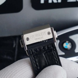 Hublot Rubber Strap Mechanical Watch For Men Black