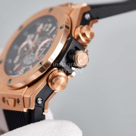 Hublot 316 Refined Steel Sapphire Crystal Watch Rose Red