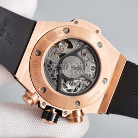 Hublot 316 Refined Steel Sapphire Crystal Watch Rose Red