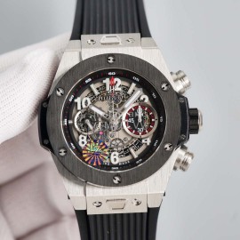 Hublot 316 Refined Steel Sapphire Crystal Watch Silver