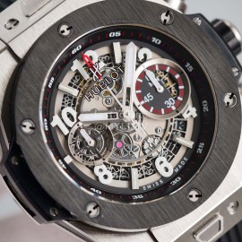 Hublot 316 Refined Steel Sapphire Crystal Watch Silver