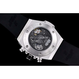 Hublot New Waterproof Rubber Strap Mechanical Watch Silver