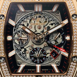 Hublot Ab Factory Diamond Tonneau Case Mechanical Watch