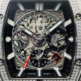 Hublot Ab Factory Classic Tonneau Case Diamond Mechanical Watch