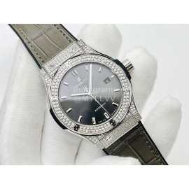 Hublot Hb Factory Big Bang Sang Bleu Series Diamond Watch Coffee