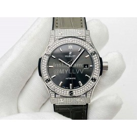 Hublot Hb Factory Big Bang Sang Bleu Series Diamond Watch Coffee