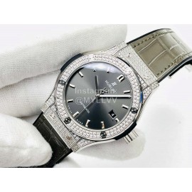 Hublot Hb Factory Big Bang Sang Bleu Series Diamond Watch Coffee