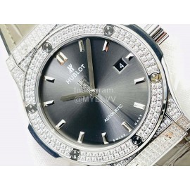 Hublot Hb Factory Big Bang Sang Bleu Series Diamond Watch Coffee