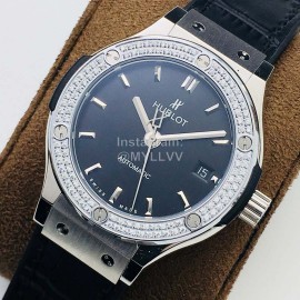 Hublot Hb Factory Diamond Watch For Women Black