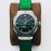 Hublot Hb Factory Green Strap Watch For Women