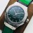 Hublot Hb Factory Green Strap Watch For Women