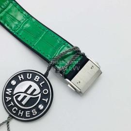 Hublot Hb Factory Green Strap Watch For Women