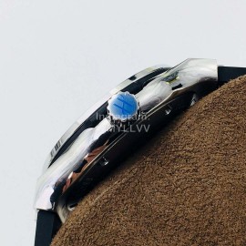 Hublot Hb Factory Diamond Black Strap Watch For Women