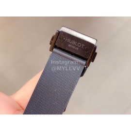 Hublot Fashion 36mm Dial Rubber Strap Watch For Women