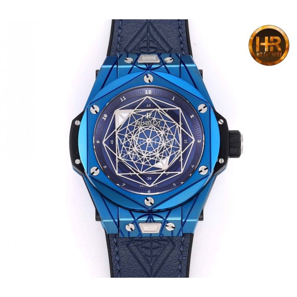 Hublot Big Bang Series Fashion Mechanical Watch Blue
