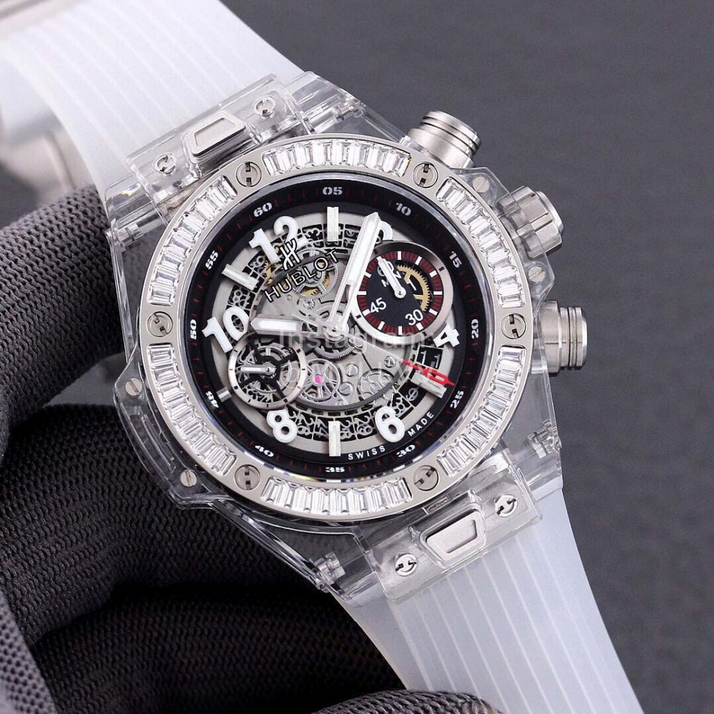 Hublot Rubber Strap Multifunctional Mechanical Watch For Men