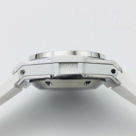 Hublot Hb Factory 45.5mm Dial Rubber Strap Mechanical Watch White