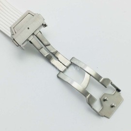 Hublot Hb Factory 45.5mm Dial Rubber Strap Mechanical Watch White