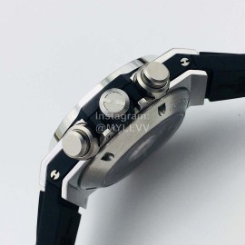 Hublot Hb Factory Diamond Rubber Strap Mechanical Watch For Men