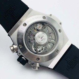 Hublot Hb Factory Diamond Rubber Strap Mechanical Watch For Men