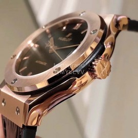 Hublot 38mm Dial Watch For Women Rose Gold