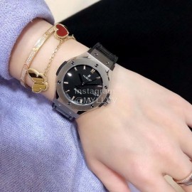 Hublot 38mm Dial Watch For Women Silver