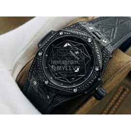 Hublot Hb Factory Big Bang Sang Bleu Series Watch Black