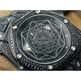 Hublot Hb Factory Big Bang Sang Bleu Series Watch Black