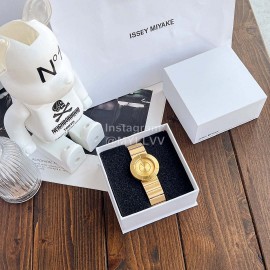 Issey Miyake 38mm Dial Watch Gold