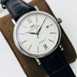 Iwc Iws Factory Leather Strap Sapphire Glass Watch