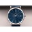 Iwc Swarovski Leather Strap Watch For Women Navy