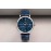 Iwc Swarovski Leather Strap Watch For Women Navy