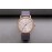 Iwc Swarovski Gray Leather Strap Watch For Women