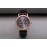 Iwc Swarovski Black Leather Strap Watch For Women