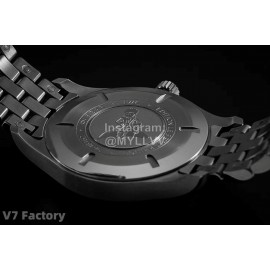 Iwc Steel Strap Calendar Luminous Watch Navy