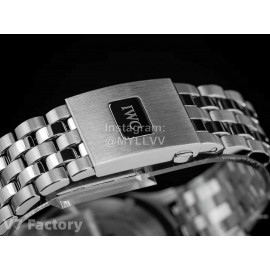 Iwc Steel Strap Calendar Luminous Watch Black