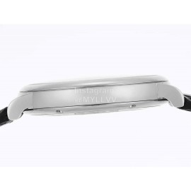 Iwc Leather Strap Business Watch White