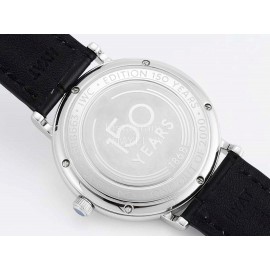 Iwc Leather Strap Business Watch White