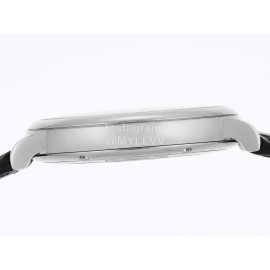 Iwc Leather Strap Golden Pointer Business Watch 