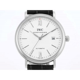 Iwc Leather Strap Business Watch 