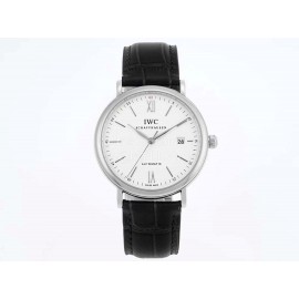 Iwc Leather Strap Business Watch 
