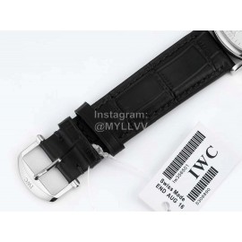 Iwc Leather Strap Business Watch 