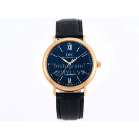 Iwc New Leather Strap Business Watch 