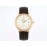 Iwc Leather Strap Gold Case Business Watch 