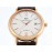Iwc Leather Strap Gold Case Business Watch 