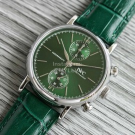 Iwc Sapphire Glass Multifunctional Mechanical Watch Green