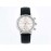 Iwc Fine Steel Case Leather Strap White Dial Watch
