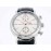 Iwc Fine Steel Case Leather Strap White Dial Watch