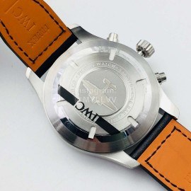 Iwc Zf Factory Soft Strap Multifunctional Watch Black